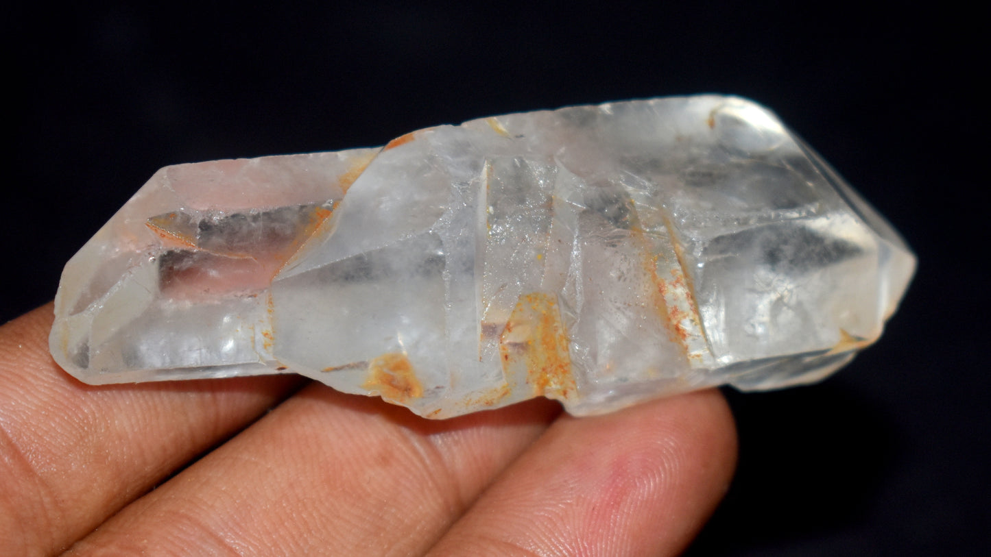 Very Very Rare Double Pointer Window Crystal - Enhances Energy Flow and Spiritual Healing- {Weight- 47.40 Gram}