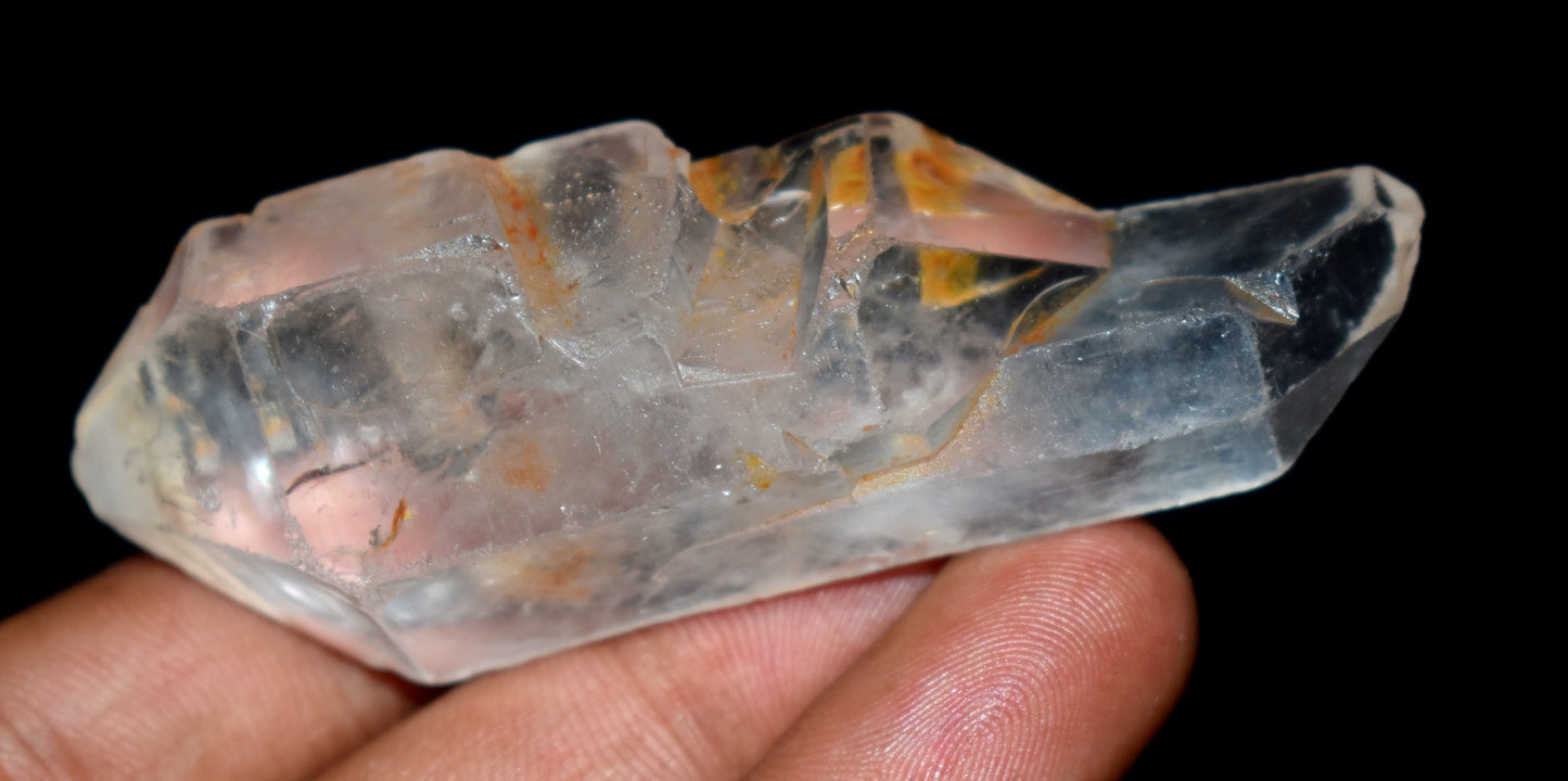 Very Very Rare Double Pointer Window Crystal - Enhances Energy Flow and Spiritual Healing- {Weight- 47.40 Gram}