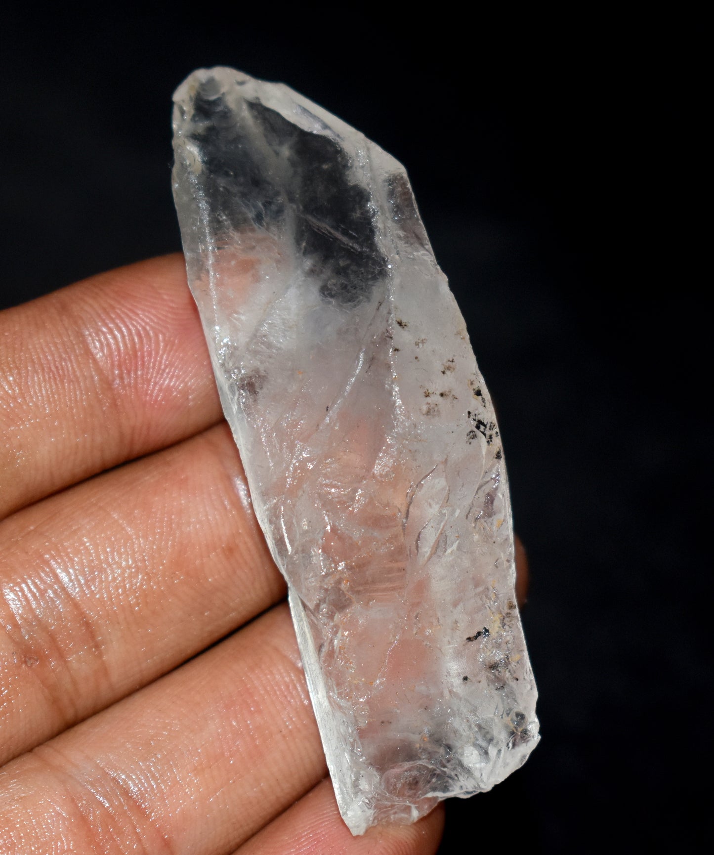 Natural Lemurian Window Seed Crystal – Clear Energizing- {Weight- 37.91  Gram},