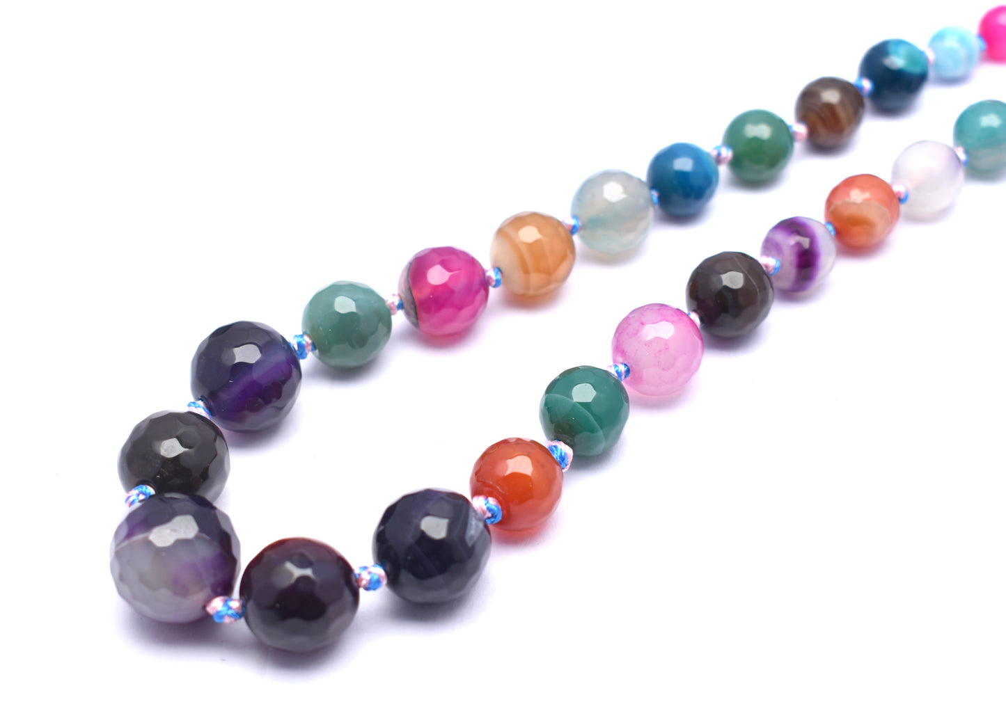 This beautiful strand features natural multi-agate beads (6mm to 16mm), perfect for creating unique and colorful jewelry.
 #MultiAgate #AgateBeads #FacetedBeads #GemstoneJewelry #HealingCrystals #JewelryMaking #ColorfulBeads #CrystalBeads






