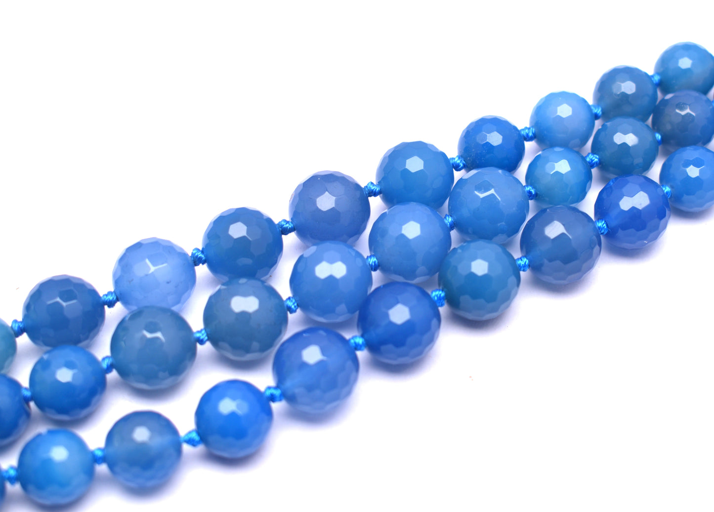 This elegant strand features natural blue onyx round faceted beads (6mm to 16mm), perfect for adding a touch of color to your jewelry creations.
 #BlueOnyx #OnyxBeads #FacetedBeads #GemstoneJewelry #HealingCrystals #FashionJewelry #CrystalBeads #JewelryMaking







