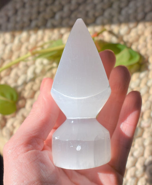 Selenite Polished Tower