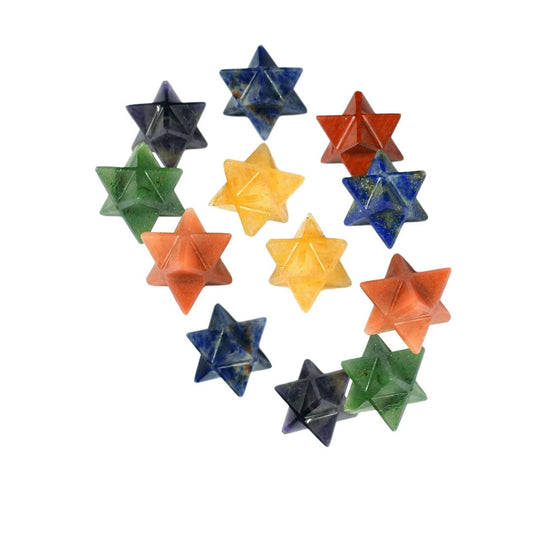 12 Chakra Merkaba Set | Crystal Energy Healing & Spiritual Balance