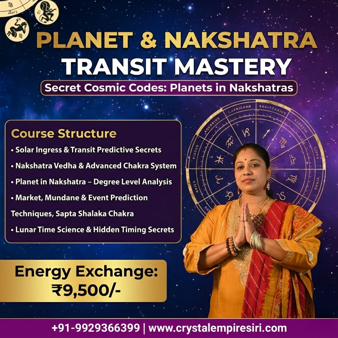 Planet & Nakshatra Transit Mastery Course Online India