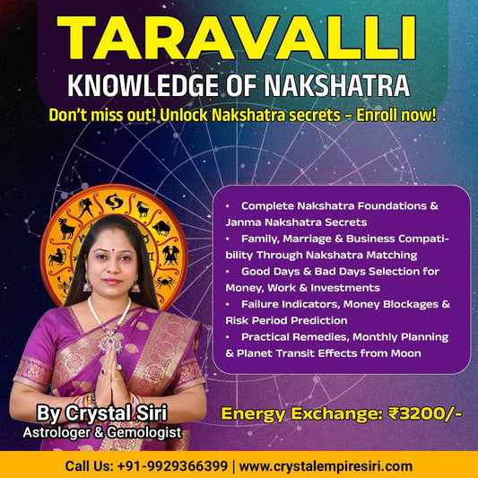 Learn Nakshatra Astrology – TARAVALLI Knowledge Classes