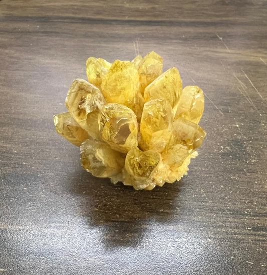 Citrine Crystal Cluster – Natural Golden Abundance Stone 300 Gram