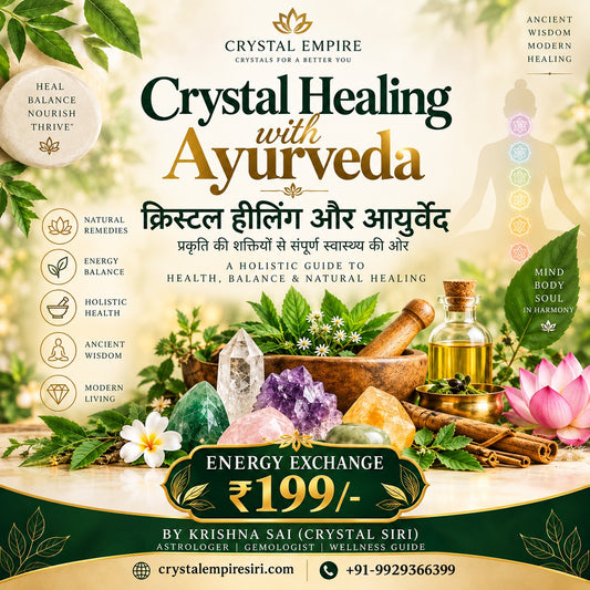 Crystal Healing with Ayurveda – Holistic Wellness Guide E-Book