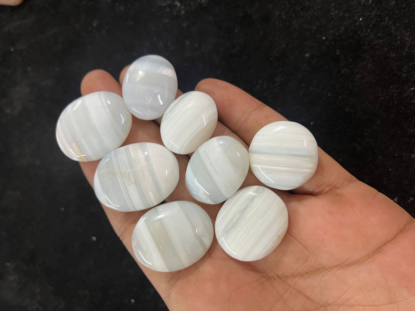 Crystal for Quitting Smoking | White Banded Agate