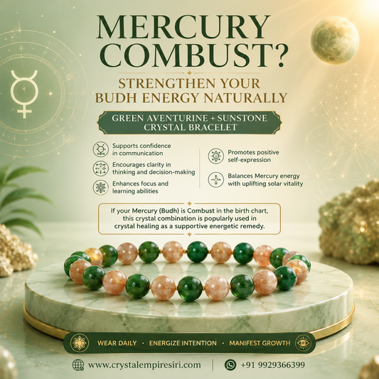 Is Your Mercury (Budh) Combust? Wear This Crystal Bracelet