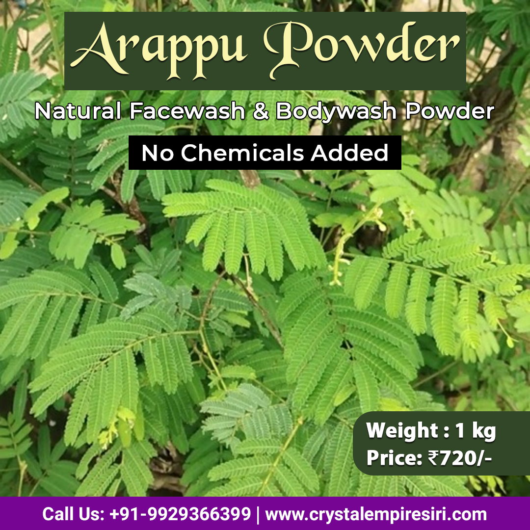 Arappu Powder – Natural Facewash & Bodywash Powder (1 kg)