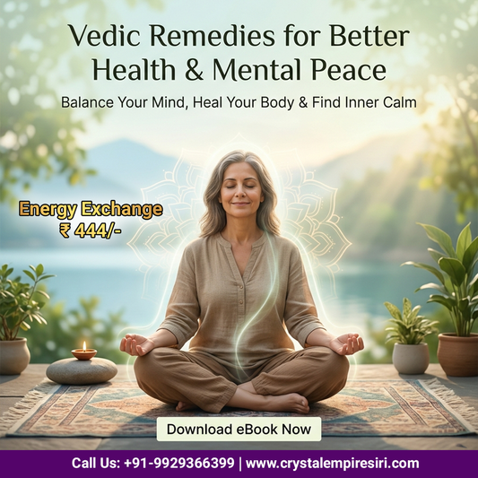 🌿 Vedic Remedies for Better Health & Mental Peace