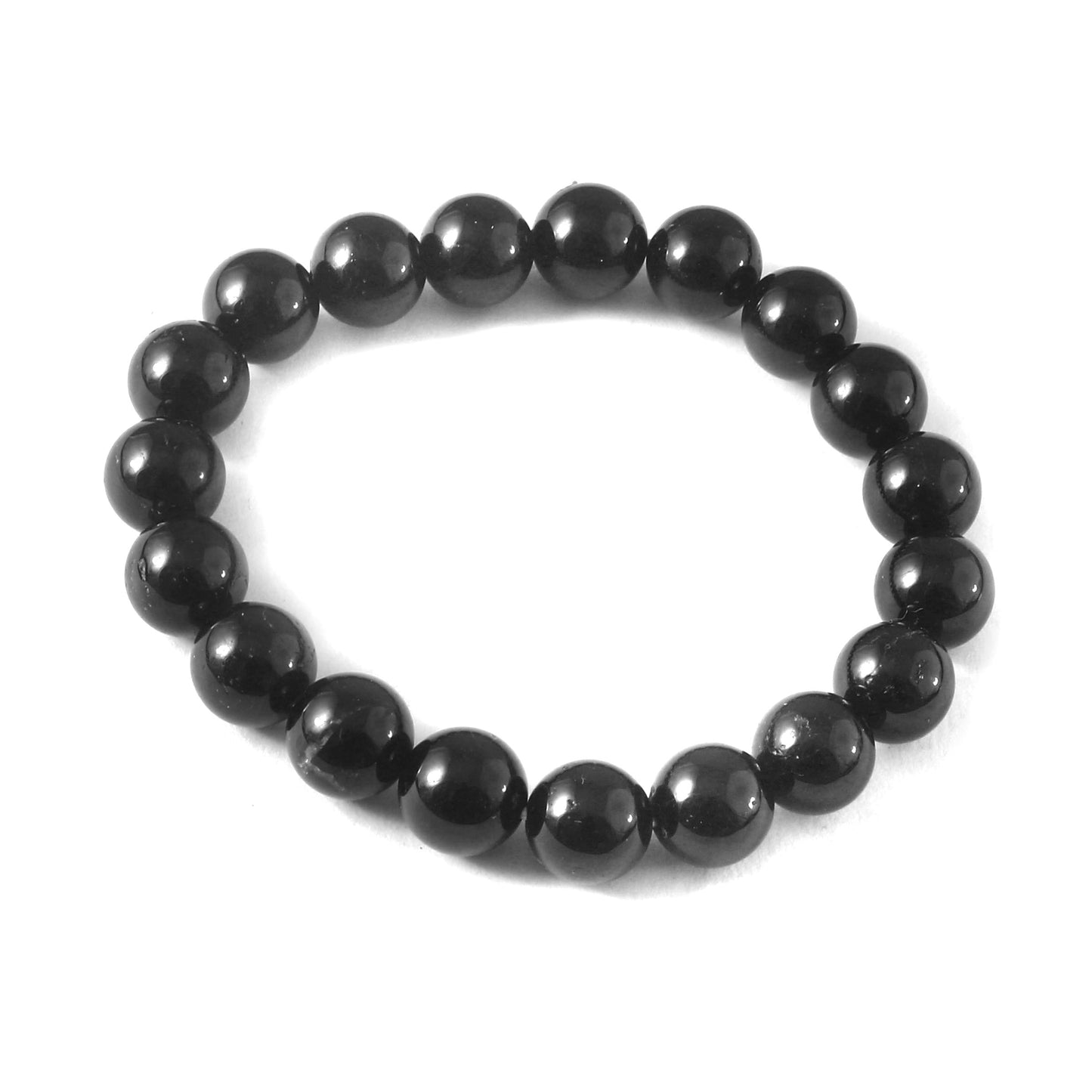 Black Tourmaline Stone Beads Bracelet For Women Bracelet, Men Bracelet