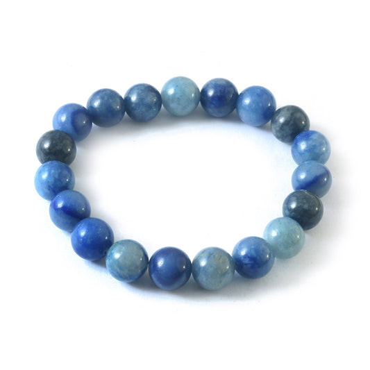 Blue Aventurine Bracelet, Women Bracelets, Men Bracelets, Beaded Bracelet For Gift Stone Bracelet