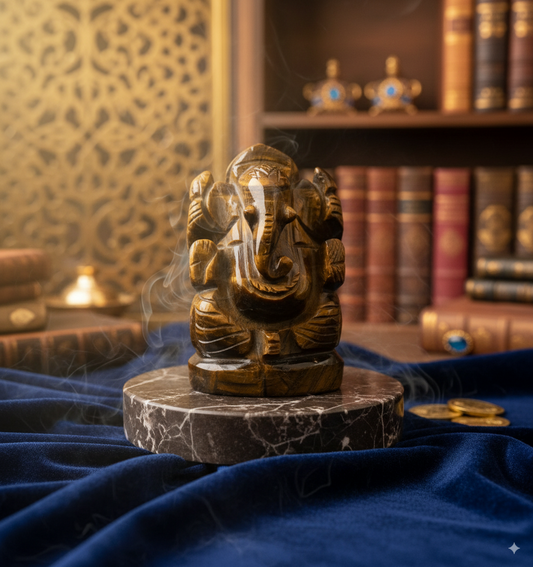 tiger eye ganesh 149 Gram