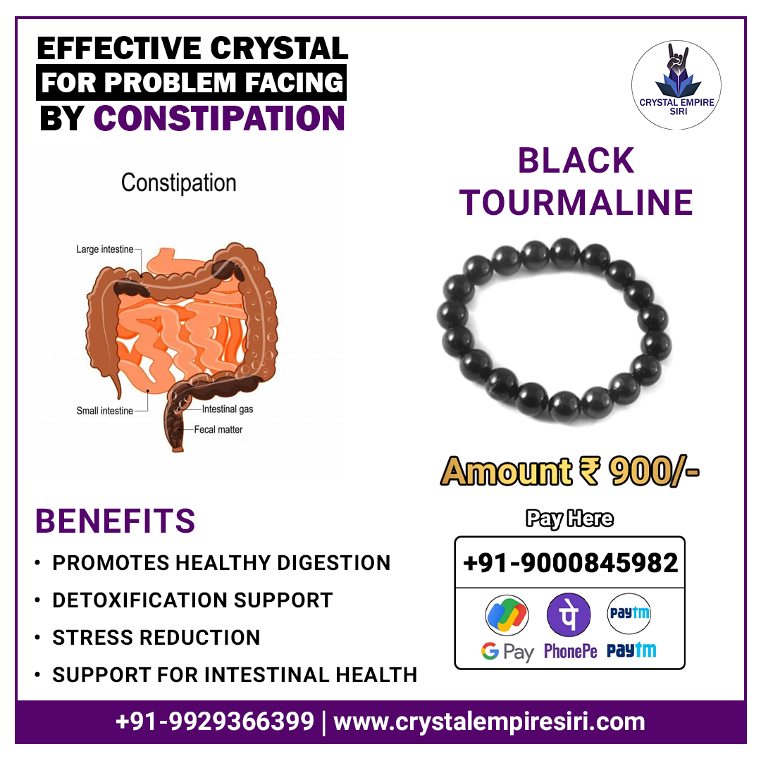 Constipation Problem | Crystal for Remedy