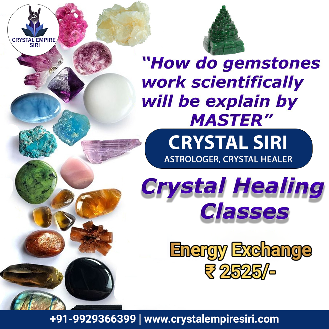 Crystal Healing Classes by Crystal Siri (Hindi)