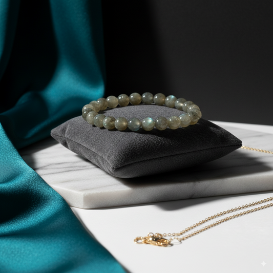 Labradorite Bracelet 8 mm  Size