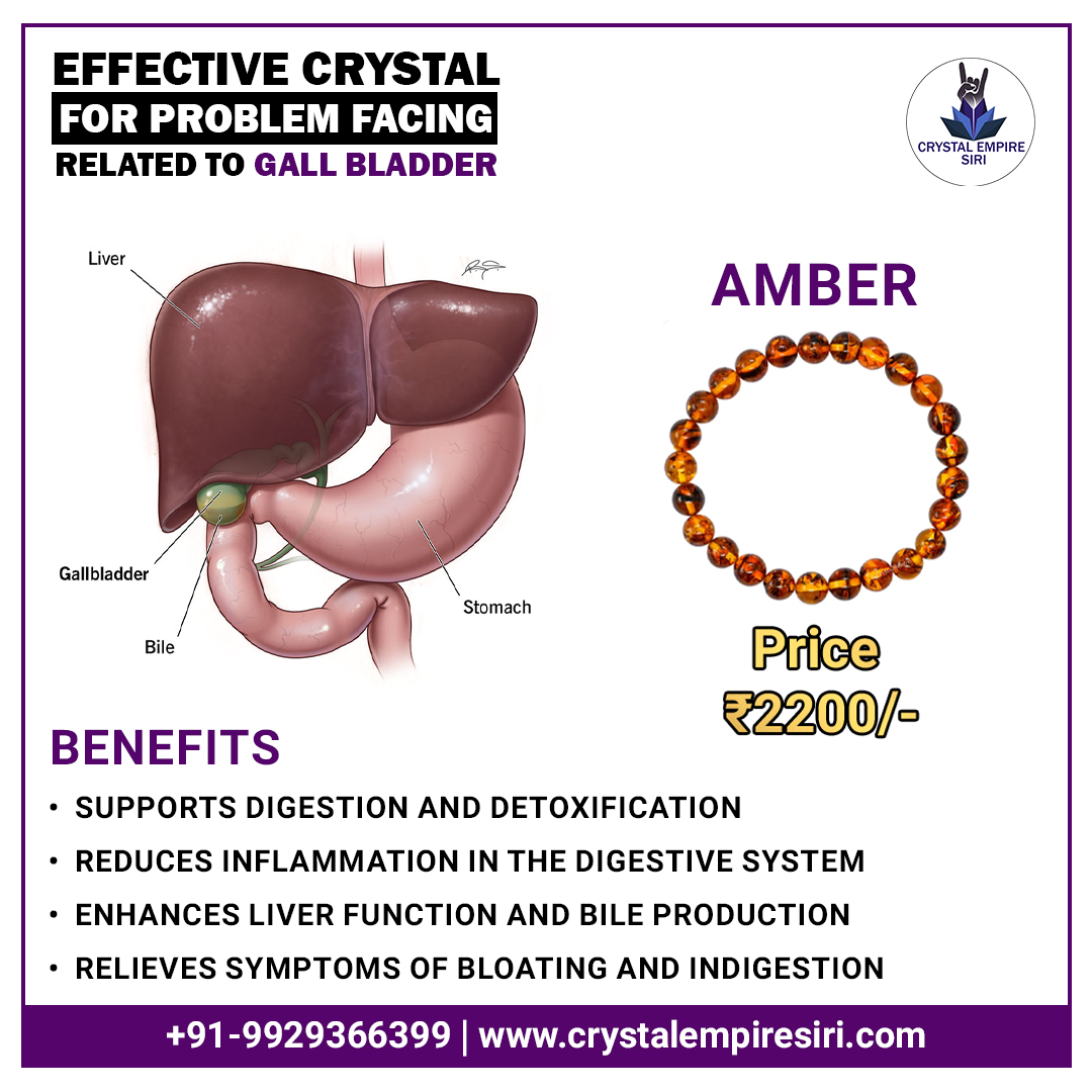 Gall Bladder Related Problem | Crystal For Remedy