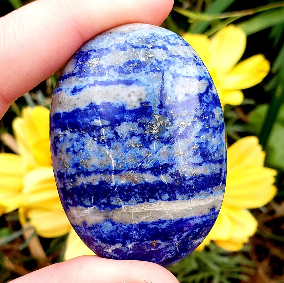 Lapis Lazuli Palm Stone – Crystal Empire Siri