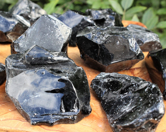 Black Obsidian Crystal Raw {Rough}