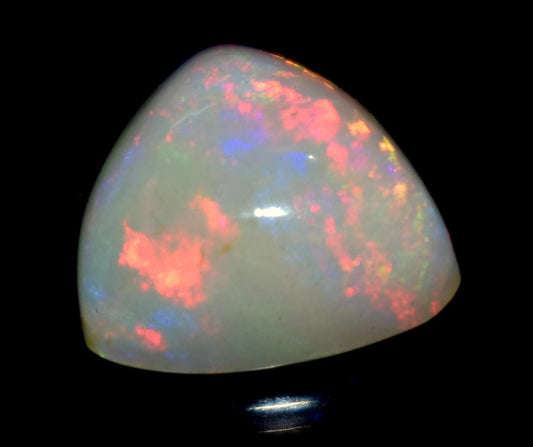 Genuine & 100% Natural Ethiopian Opal, Trillion Welo Fire Cabochon Loose Gemstone, 2.35 Carat, Size-10x10x4.5mm, For Jewelry Making,