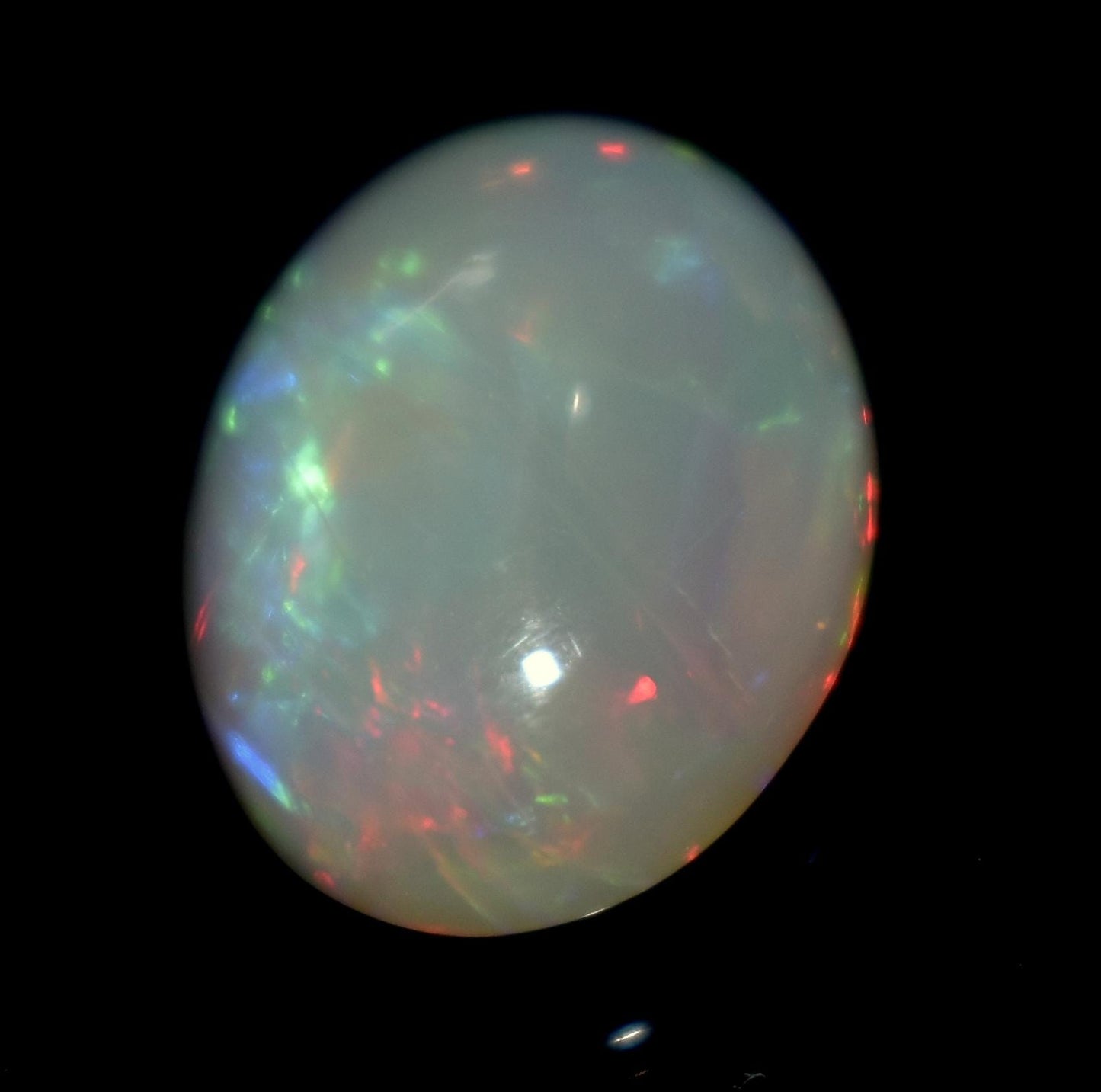 Opal, 100% Natural Ethiopian Opal, Oval Welo Fire Cabochon Loose Gemstone, 5.70 Carat, Size-16x11.5x6mm, For Jewelry Making,