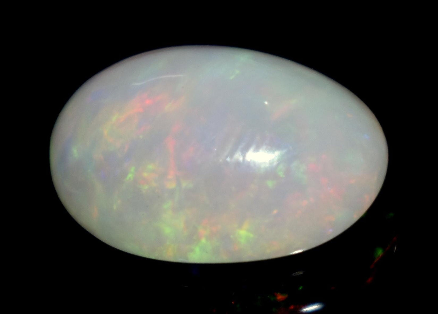 Opal, 100% Natural Ethiopian Opal, Oval Cabochon Loose Gemstone, 5.70 Carat, Size-15x11x7mm, For Jewelry Making, Gift For Her,