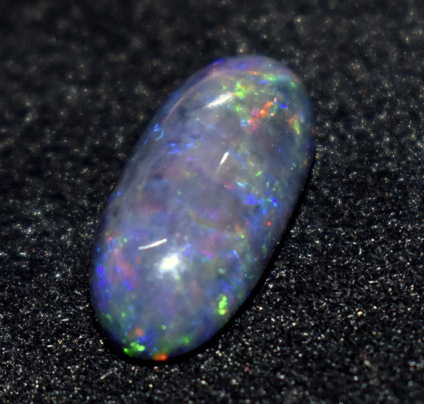 Opal, 100% Natural Black Opal, Oval Welo Fire, Cabochon Loose Gemstone, 4.50 Ct, Size-9x18.5x5mm, For Jewelry Making, Gift For Her,