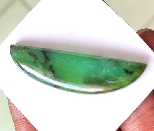 100% Natural Peruvian Opal, Fancy Shape Cabochon Loose Gemstone, 28.00 Carat, Size-47x13x7mm, For Jewelry Making, Gift For Her, Pieces-1