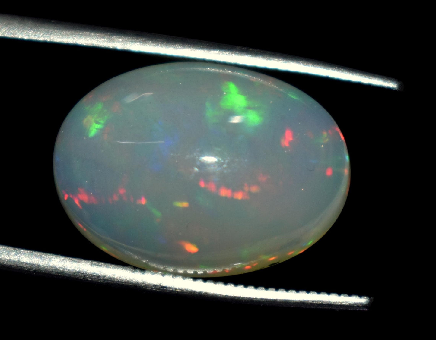 6.30 Carat, Natural Ethiopian Opal, Oval Welo Fire Cabochon Loose Gemstone, Size-12.5x17.5x8mm, For Jewelry Making, Piece-1