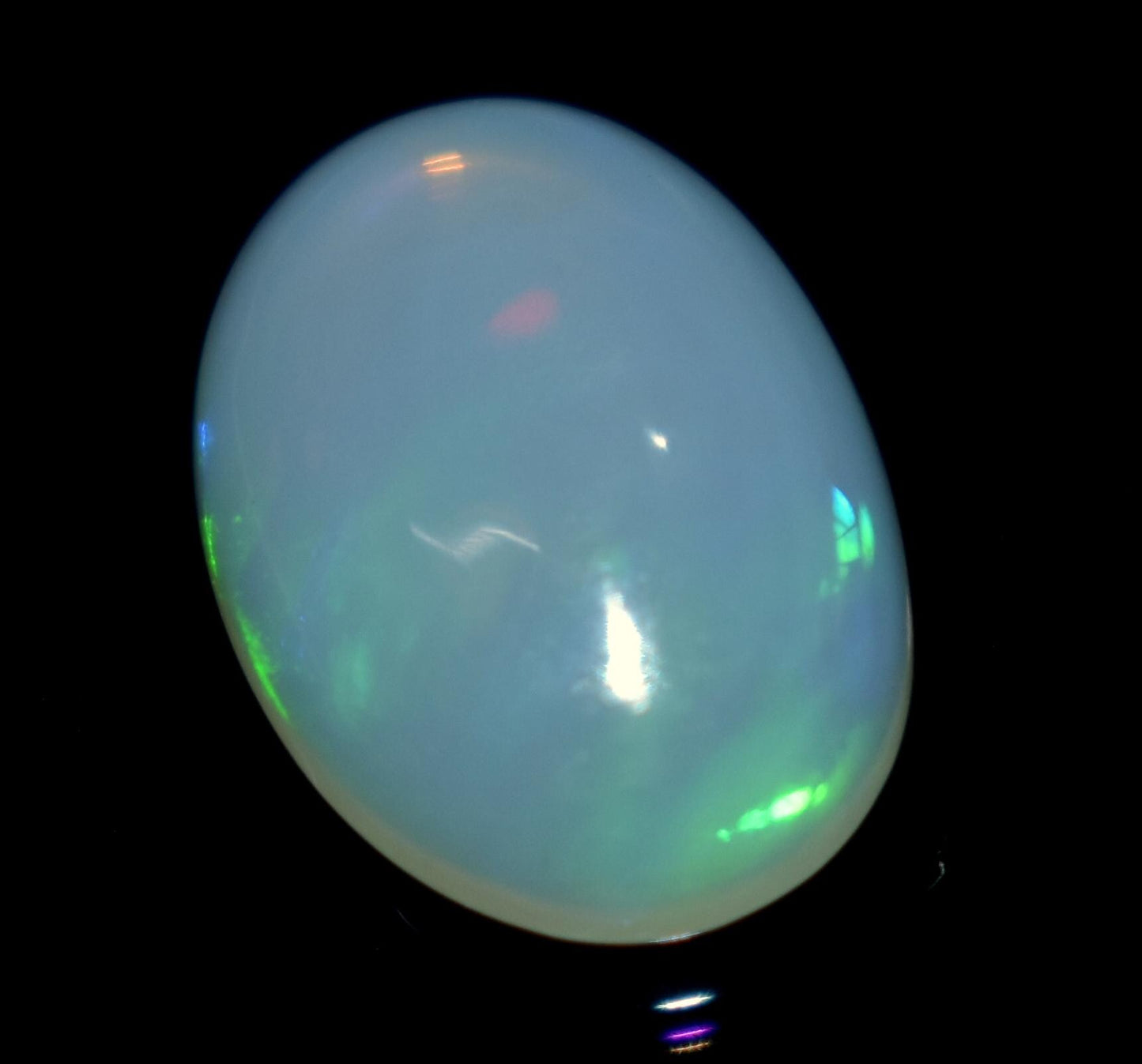 Opal, 100% Natural Ethiopian Opal, Oval Welo Fire Cabochon Loose Gemstone, 3.30 Carat, Size-11x15.5x5.5mm, For Jewelry Making, Piece-1