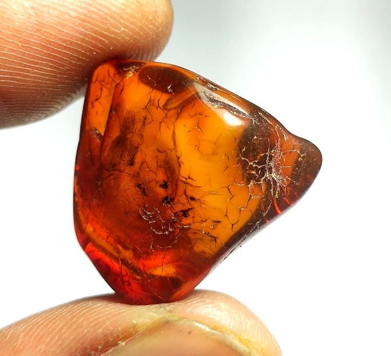 Genuine & 100% Natural Baltic Amber, Welo Polish Rough Amber Gemstone, 10.40 Carat, Size-22x22x8mm, For Home Decor, Amber Healing Gifts,