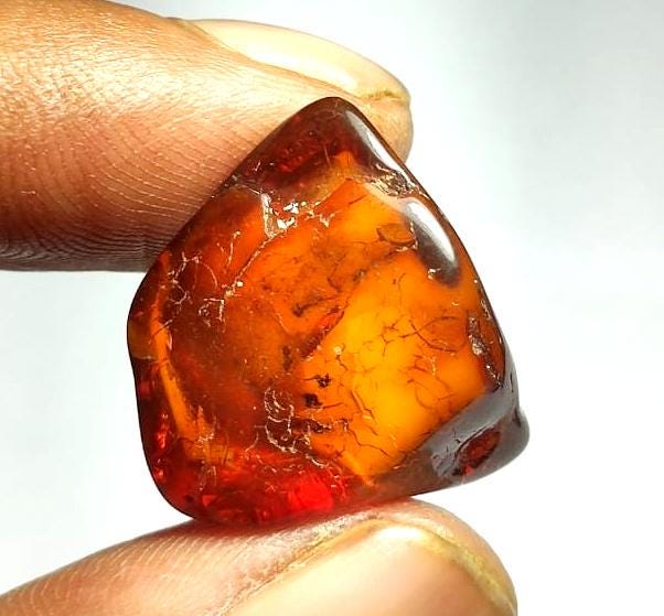 Genuine & 100% Natural Baltic Amber, Welo Polish Rough Amber Gemstone, 10.40 Carat, Size-22x22x8mm, For Home Decor, Amber Healing Gifts,