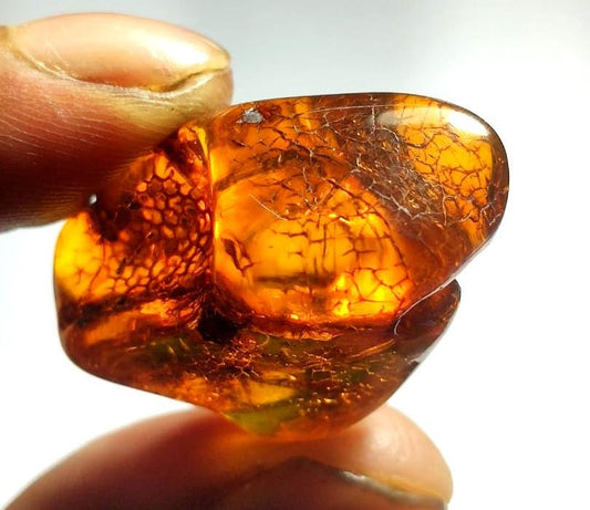 100% Natural Baltic Amber, Welo Polish Rough Amber Gemstone, 23.40,Carat, Size-33x22x14mm, For Home Decor, Amber Healing Gifts,