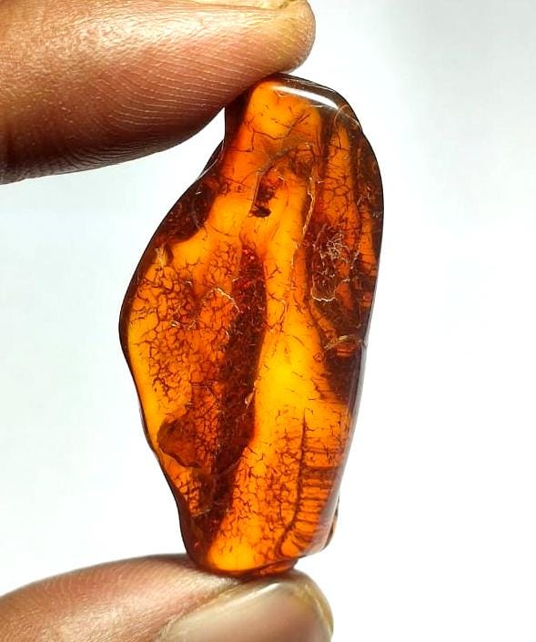 100% Natural Baltic Amber, Welo Polish Rough Amber Gemstone, 20.80,Carat, Size-43x20x10mm, For Home Decor, Amber Healing Gifts,