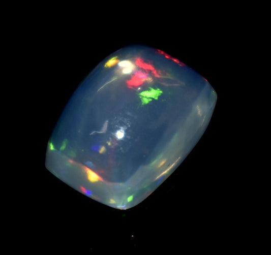 100% Natural Ethiopian Opal, Octagon Shape Welo Fire Cabochon Loose Gemstone, 2.30 Ct, Size-10x7x5mm, For Jewelry Making,