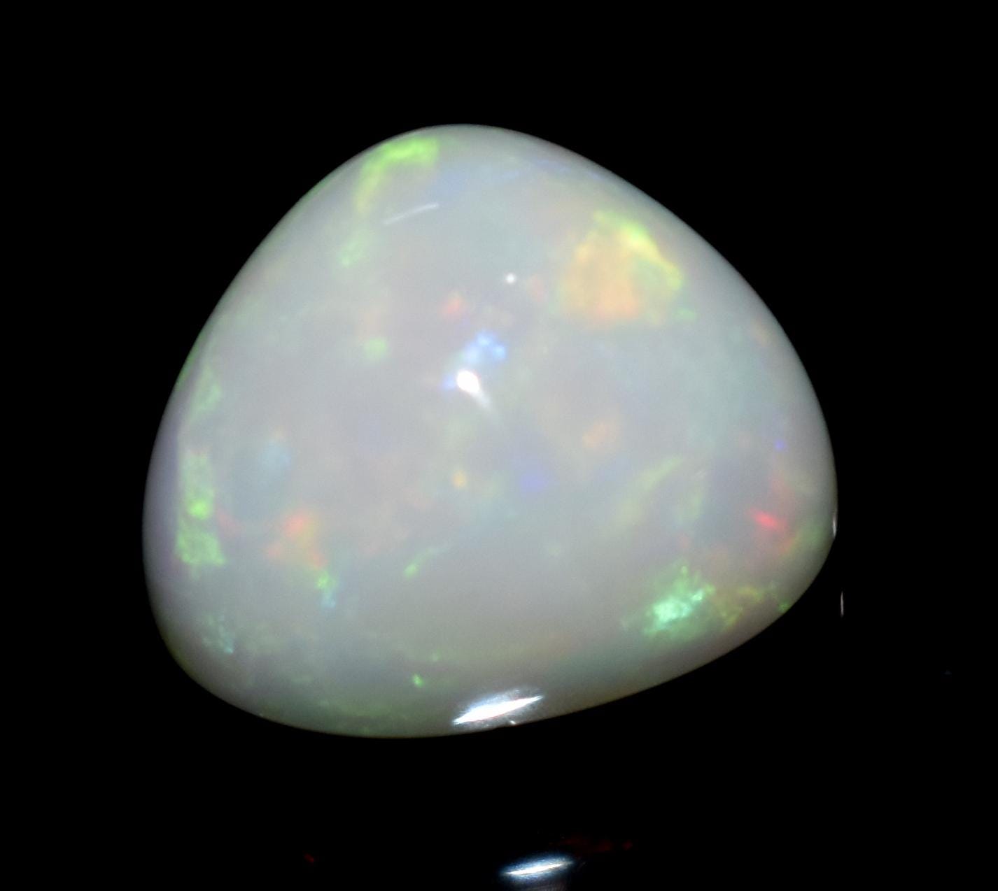 Genuine & 100% Natural Ethiopian Opal, Heart Shape Cabochon Loose Gemstone, 7.50 Carat, Size-14x12x9mm, For Jewelry Making,