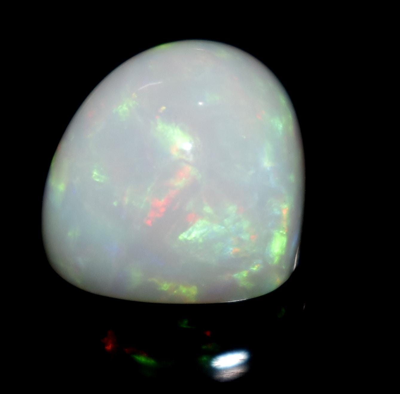 Genuine & 100% Natural Ethiopian Opal, Heart Shape Cabochon Loose Gemstone, 7.50 Carat, Size-14x12x9mm, For Jewelry Making,