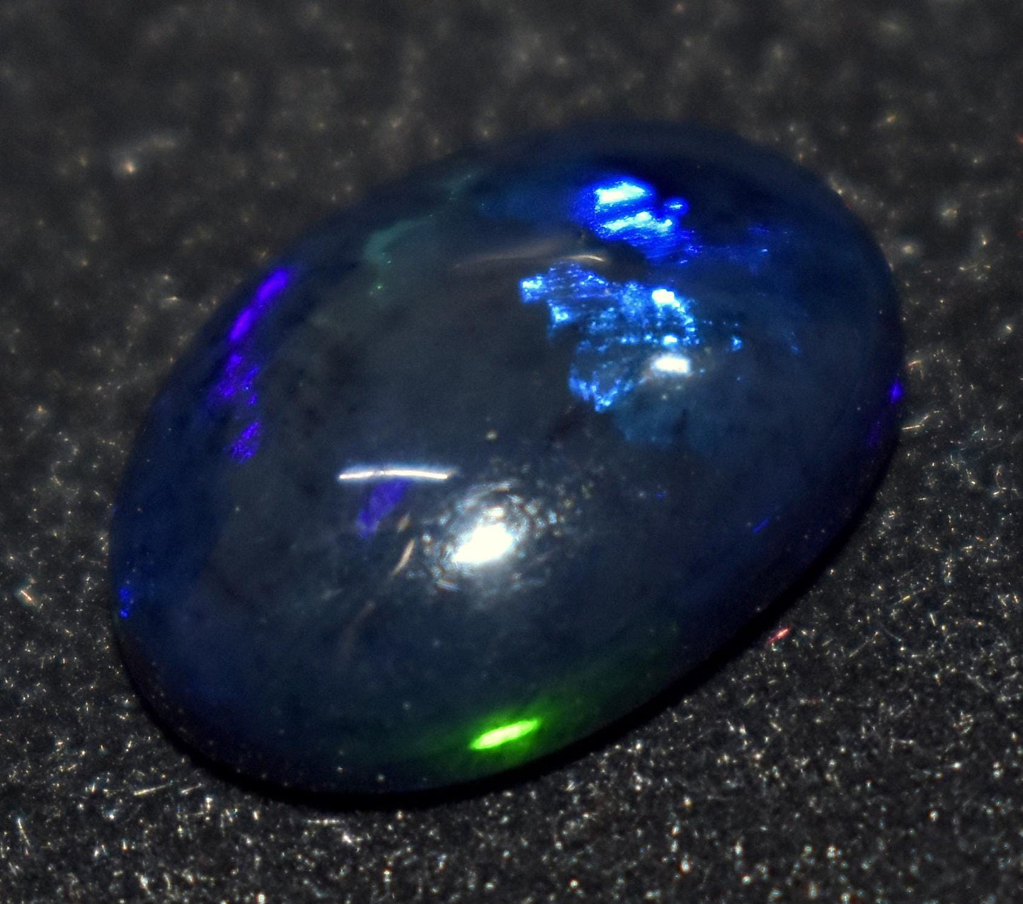 Opal, Natural Black Opal, Oval Welo Fire Cabochon Loose Gemstone, 3.55 Carat, Size-11.5X15X5mm, For Jewelry Making, PC-1