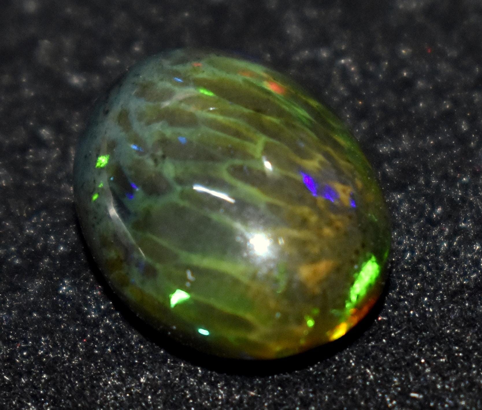 100% Natural Ethiopian 2024 Opal , Loose Gemstone , 5 Carat , Coffin Smooth Cabochon , Welo Fire Opal , Handmade Making Opal , Gift For Her