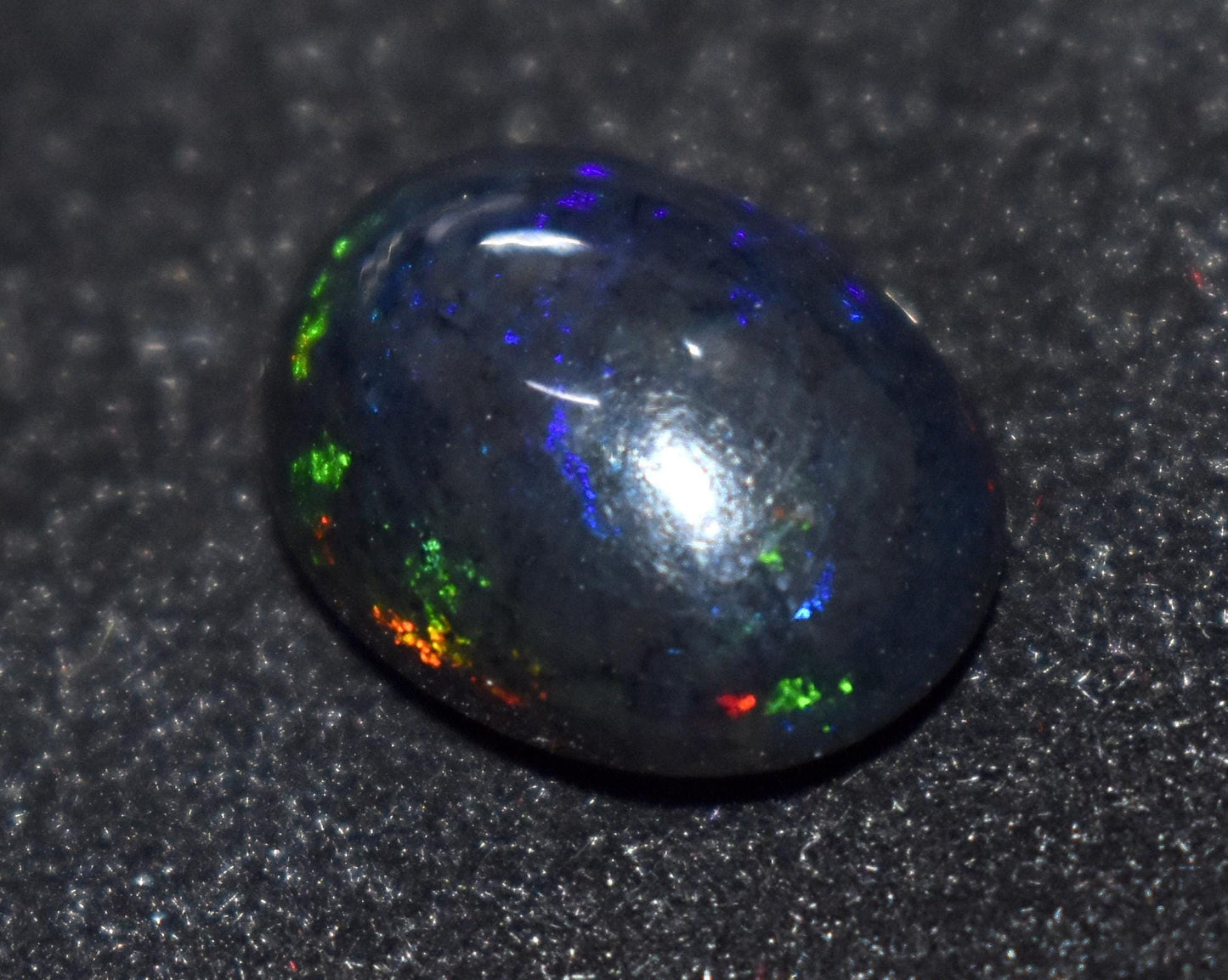 Opal, 100% Natural Black Opal, Oval Welo Fire, Cabochon Loose Gemstone, 4.80 Ct, Size-15.5x11x7mm, For Jewelry Making, Gift For Her,