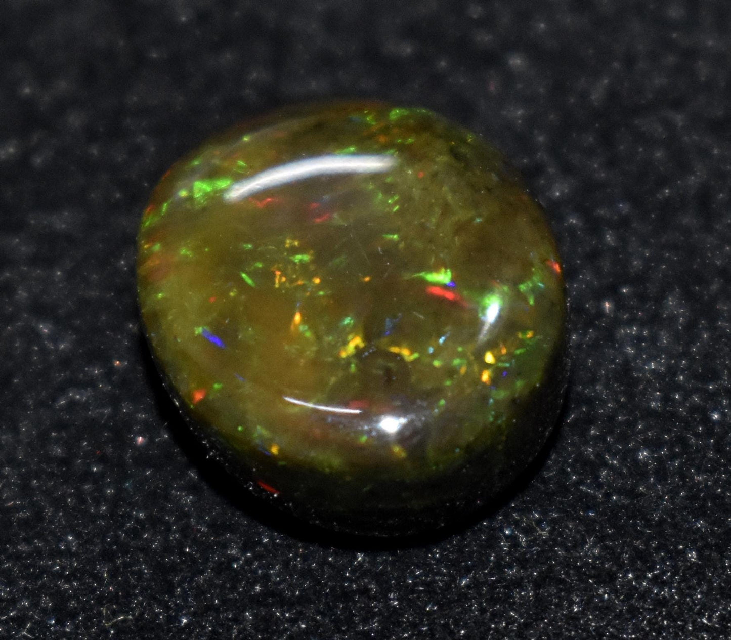 100% Natural Black Opal, Oval Welo Fire, Cabochon Loose Gemstone, 11.15 Ct, Size-14X17X8mm , For Jewelry Making, Gift For Her,