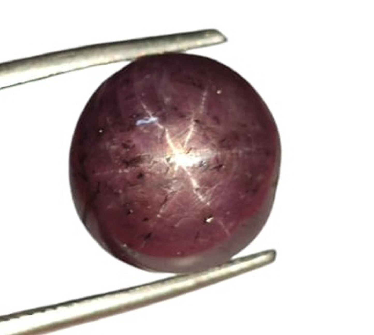 Sapphire, 100% Natural Star Ruby Sapphire, Round Smoothies Cabochon Loose Gemstone, 10.90 Carat, Size-10.5x11x8mm, For Jewelry Making,