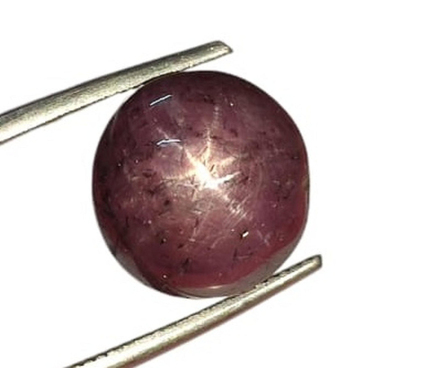 Sapphire, 100% Natural Star Ruby Sapphire, Round Smoothies Cabochon Loose Gemstone, 10.90 Carat, Size-10.5x11x8mm, For Jewelry Making,