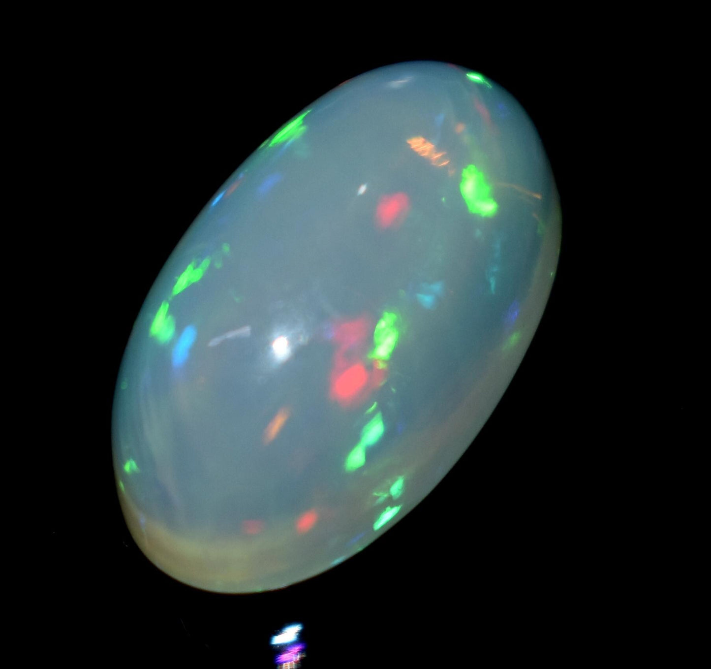 Opal, 100% Natural Ethiopian Opal, Oval Welo Fire, Cabochon Loose Gemstone, 6.35 Carat, Size-10x17.5x8mm, For Jewelry Making