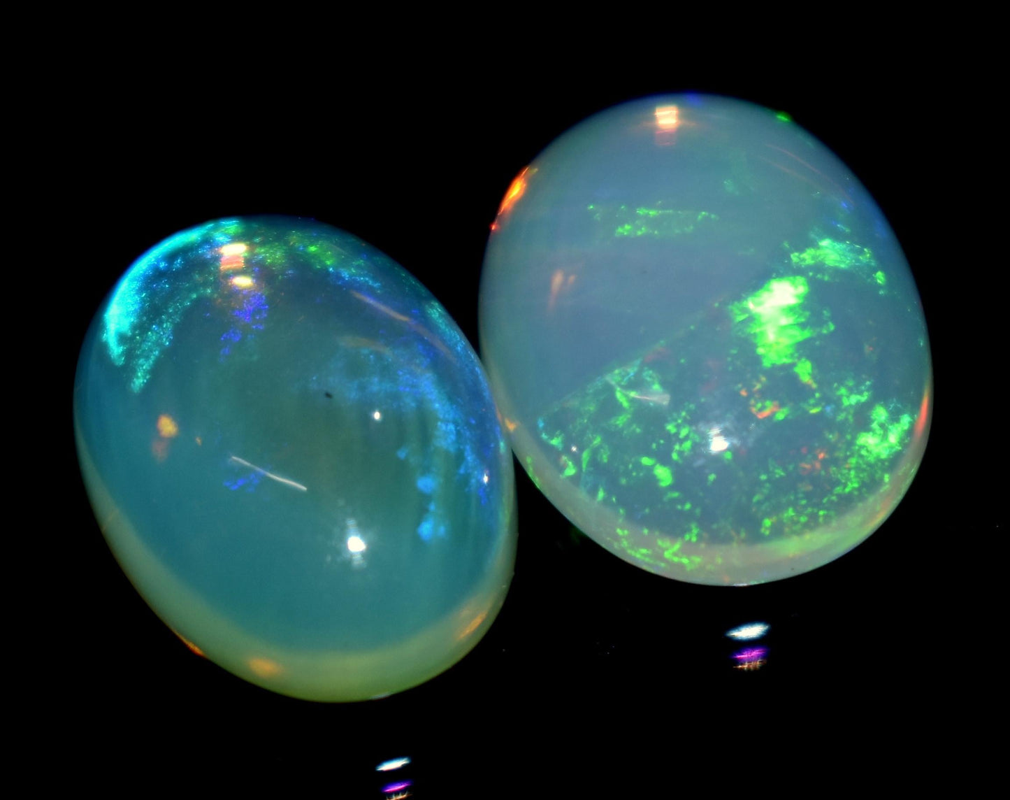 Genuine & 100% Natural Ethiopian Opal, Oval Welo Fire, Cabochon Loose Gemstone, 7.10 Carat, Size-11x14x5mm To 10.5x14mm, For Jewelry Making