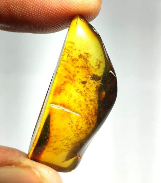 100% Natural Baltic Amber, Welo Polish Rough Amber Gemstone, 21.00 Carat, Size-37x14x12mm, For Home Decor, Amber Healing Gifts,