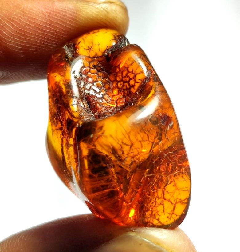 100% Natural Baltic Amber, Welo Polish Rough Amber Gemstone, 23.40,Carat, Size-33x22x14mm, For Home Decor, Amber Healing Gifts,