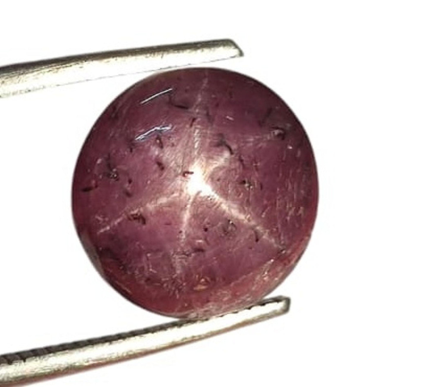 Genuine & 100% Natural Star Sapphire, Round Smoothies Cabochon Loose Gemstone, 8.78 Carat, Size-10.5x10.5x7mm, For Jewelry Making,