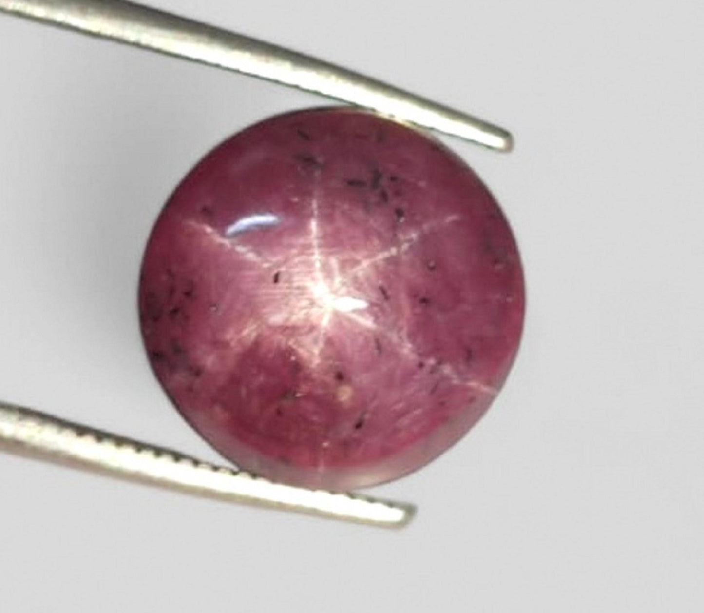 Sapphire, 100% Natural Star Ruby Sapphire, Round Smoothies Cabochon Loose Gemstone, 10.50 Carat, Size-11.5x11.5x7mm, For Jewelry Making,